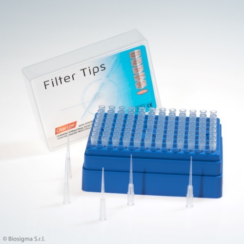 CLEARLine® non-filtered tips racked 