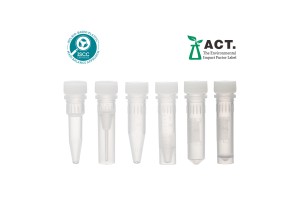 BIOBased Microtubes Screw Cap CLEARLine® 0.5,1.5 and 2 ml