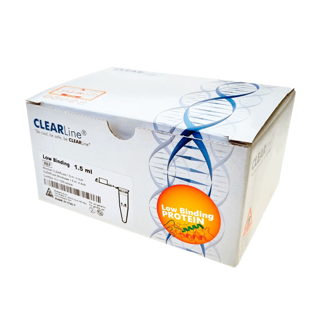 Low Binding Microtubes CLEARLock CLEARLine® - Biosigma: Biotechnology ...