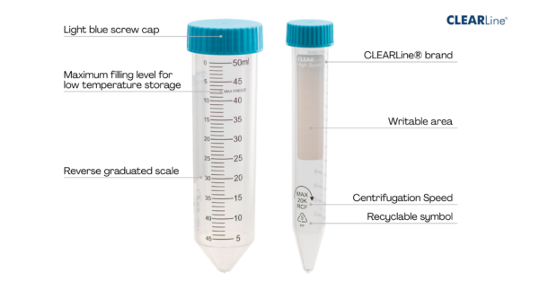 CLEARLine Centrifuge Tubes HIGH SPEED 20 000g Biosigma clearline-centrifuge-tubes-high-speed-20-000g-biosigma