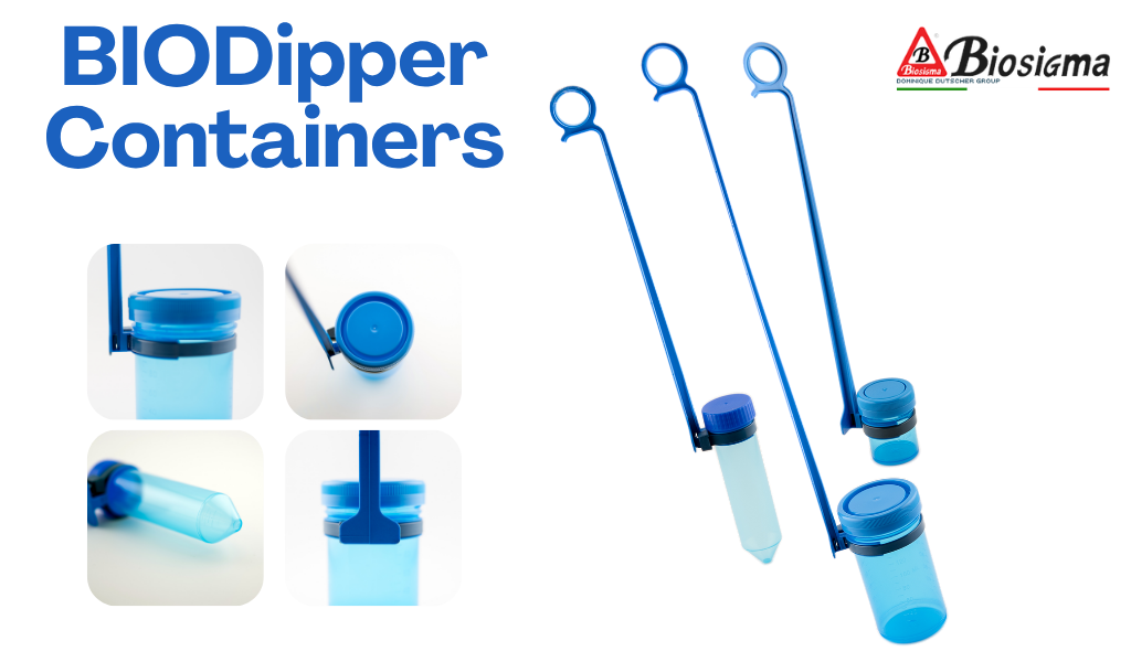 🔬 Our latest product: BIODipper containers!